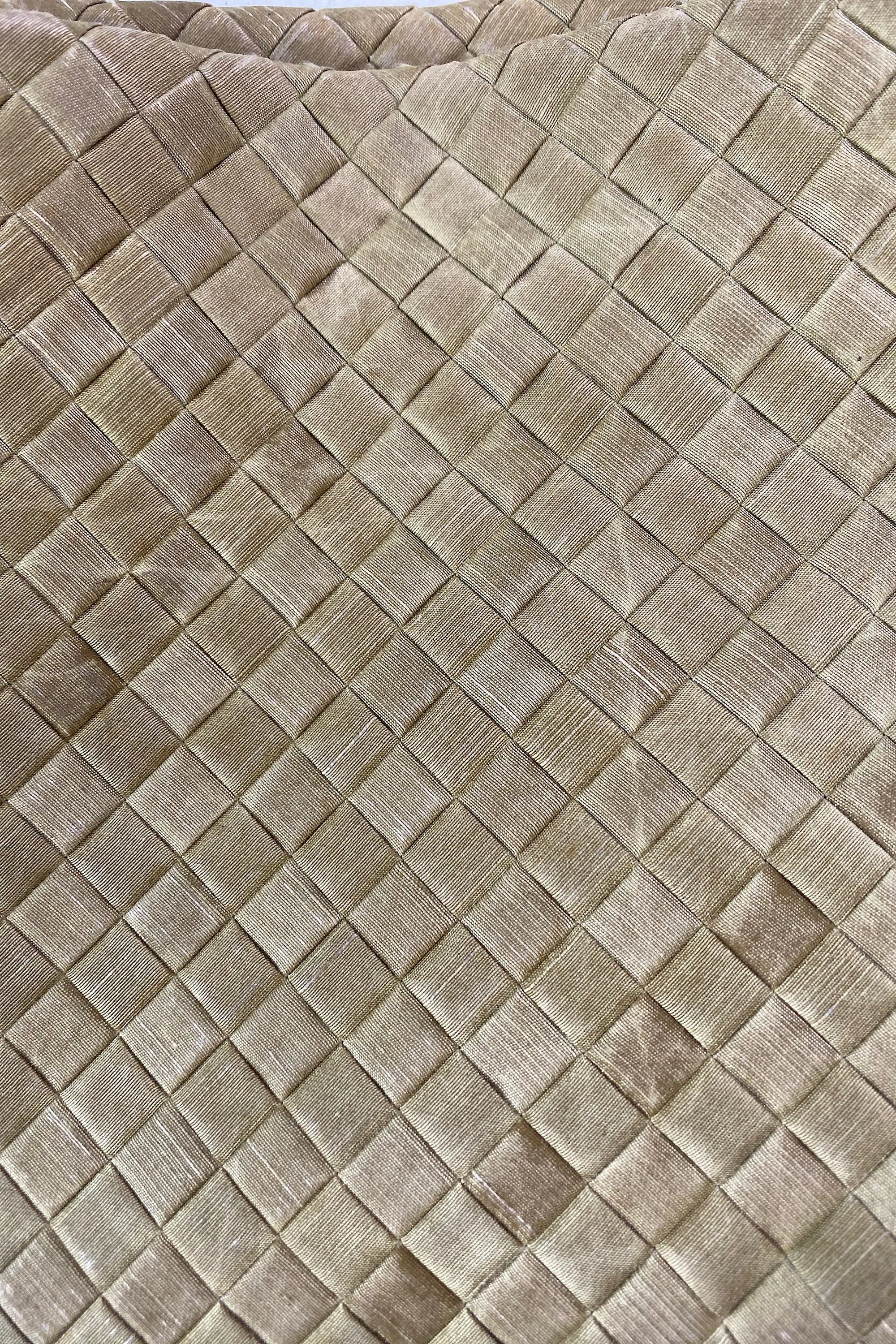 Bottega Veneta Tan Woven Bag