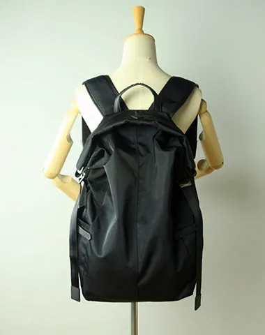 Womens Nylon Large Backpack Bag Orange Nylon Travel Backpack School Rucksack for Ladies